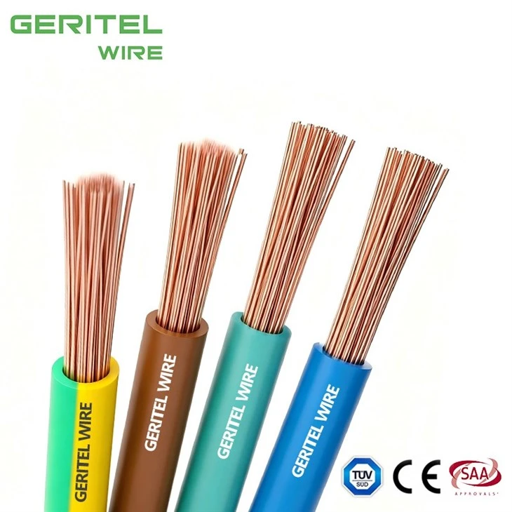H07V-K Single Core Flexible Cable For Electrical Panel Building factory
