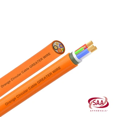 SAA xlpe 16mm orange circular cable SAA xlpe 16mm orange circular cable